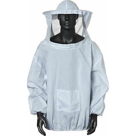 Ropa de apicultura, indumentaria profesional para apicultores, equipo de apicultura, camiseta a prueba de abejas con capucha (1/5)