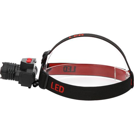 Bandeau LED rechargeable USB pour le jogging, le camping et les activités de plein air (T6) (1/5)