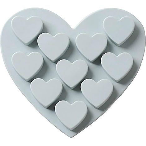 Moule à gâteau en forme de cœur, moule en silicone pour pâtisserie, forme de cœur, amour (1/4)