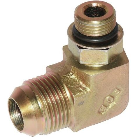 Racor acodado macho JIC/UNF 7/16-1/2 ALFAGOMMA KIU0708
