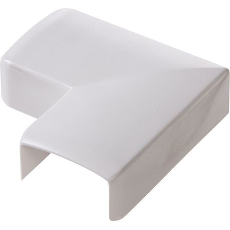 Legrand – Angle plat pour moulure Keva 32mmx12mm – PVC blanc artic – Accessoire pour goulotte électrique – Angle 90° pour intégration électrique