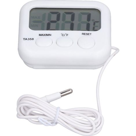 Thermomètre à eau LCD Outil de mesure de la température à affichage numérique pour aquarium