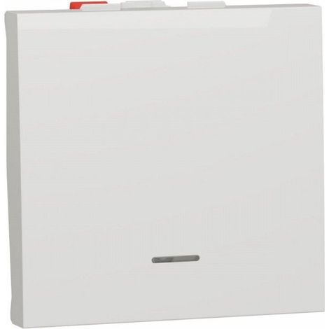 Pulsador 2 módulos LED localización polar SCHNEIDER NU320618N