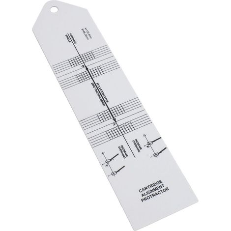 Protractor D'Alignement - Pour Cartouche Tourne-Disque - Précision Haute Définition - Compatible Universel - 1 Pièce (1/5)