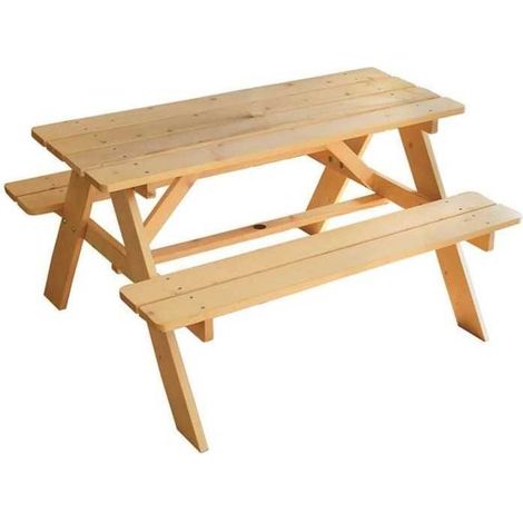 Fun-House Kindertisch 2023 Holz Natur Widerstandsfähig