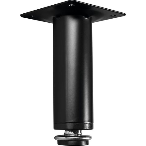 KERAMIA FRESH pied réglable en hauteur hauteur 100-110 mm, noir mat (1/4)