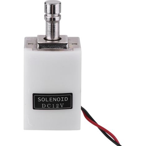Petit verrou électrique à pêne dormant pour porte, armoire ou tiroir, avec contrôle d'accès et sécurité électronique. (1/5)