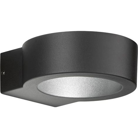 Applique murale TORRES LED 1x3,5W IP54 métal noir, verre clair L:12,5cm H:4,5cm 3000K (1/4)