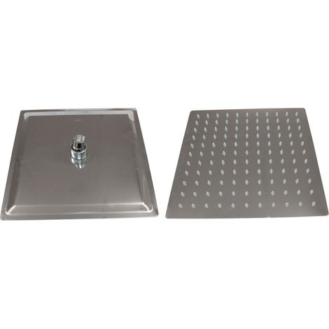 SOFFIONE DOCCIA INOX QUADRO 250X250 MM- 1,0 pz