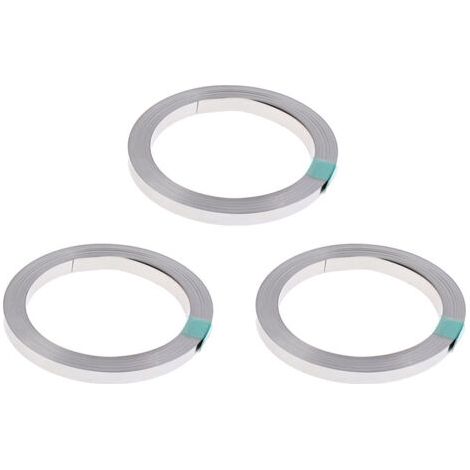 Sollbry 3 Rouleaux Bande De Nickel: Pur Nickel Bande, 0.18mm10M Soudure par Point Bande Nickel Pur Résistance à la Corrosion Soudeuse par Point Ruban en Nickel pour Les Batteries 18650 Batterie de Sou