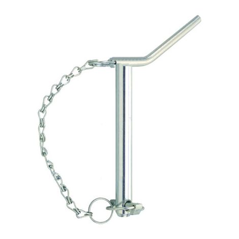 Perno con maniglia,spina e catena ø 25x175mm (1/4)