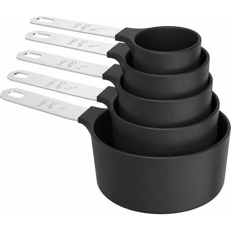 Verres doseurs gradués, set de 5, en sachet (1/5)