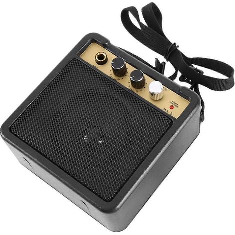 5-Watt-Mini-Gitarrenlautsprecher mit rückseitiger Klemme – Zubehör für Akustik- und E-Gitarren (1/5)