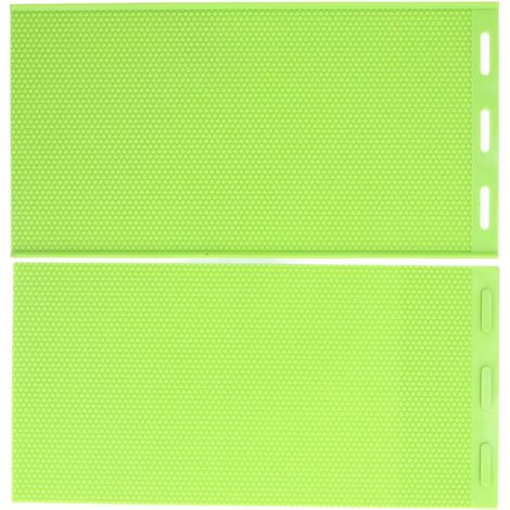 2 pièces 5.4mm Silicone cire d'abeille feuille moule cire d'abeille fondation presse moule apiculteur équipement-Crezuo (1/4)
