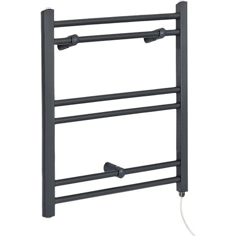 Hudson Reed Artle - Sèche-Serviettes Design Électrique Moderne Plat - Anthracite  - 60 cm x 40 cm