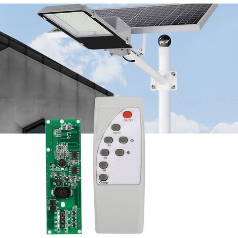 Circuit imprimé alimenté à l'énergie solaire, détection de corps par radar à commande lumineuse et télécommande (1/5)
