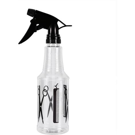 Bouteille pulvérisateur professionnelle vide 450ml transparente pour coiffure et nettoyage de vitres (6) (1/3)