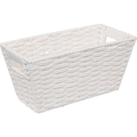 Panier de Rangement "Mix'n'Modul" 15x31cm Blanc (1/3)
