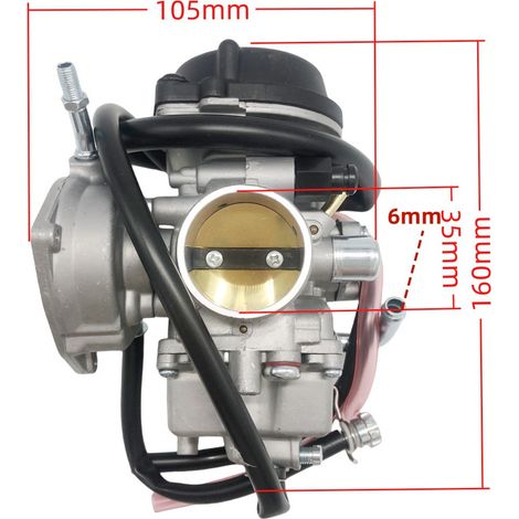 Carburetor + intake manifold compatible with Road Star XV1700 XV1600 4WM-14101-03-00 4WM-14101-03-00, 4WM-14101-13-004
