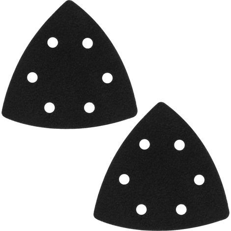 Rowoythk – Set mit 2 Dreieckschleifern (93 mm) – 6-Loch-Schleifteller mit Magic Hook – Für PDA 180, PDA 240, GDA 280 E Zubehör (1/5)