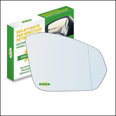 Vetro specchio retrovisore asferico lato dx-passeggero per skoda fabia iv (pj3)