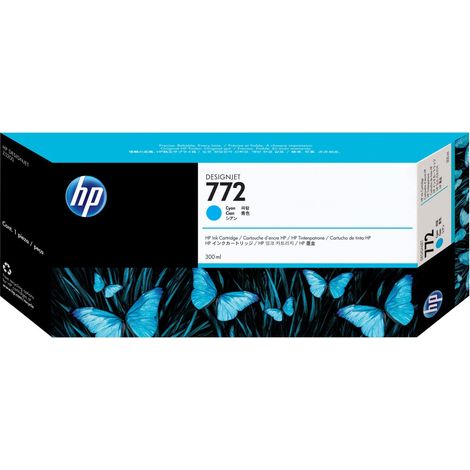HP 772 300 ml Cyan DesignJet Ink Cartridge Cartuccia d'Inchiostro 1 pz Originale