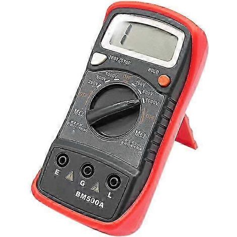 Testeur de résistance d'isolement numérique BM500A 1000 V, mégohmmètre WHBYV (1/4)