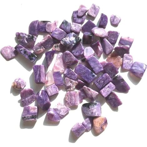 Choix de cadeaux 5-9MM 100g Perles de Charoite Naturelles Perles de Charoite Naturelles Irrégulières Gemme Violette Pierre de Bijoux Matériaux de Sculpture Pierre de Vibration Collections de la maison (1/5)