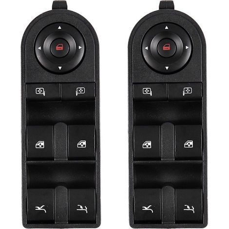 2x Fensterheberschalter für Vauxhall und Opel Tigra Twintop 2004-2016 93162636 (1/5)
