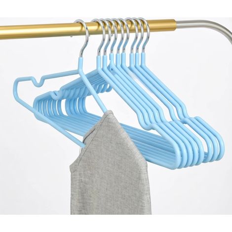 Cintres enrobés pour enfants bleu 45 cm