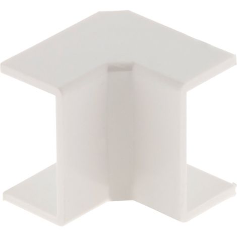 Zenitech – Lot de 2 angles intérieurs 20 x 10 mm – Blanc – PVC rigide pour finition propre – Norme CE – Faciles à installer (1/3)
