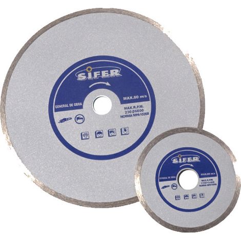sifer disco diamante 115 pastilla 7 mm continuo azul 14421