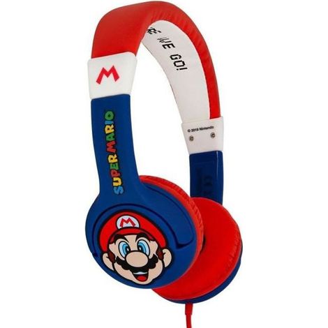 OTL Technologies Super Mario Blue Écouteurs Avec fil Arceau Musique Multicolore (1/5)