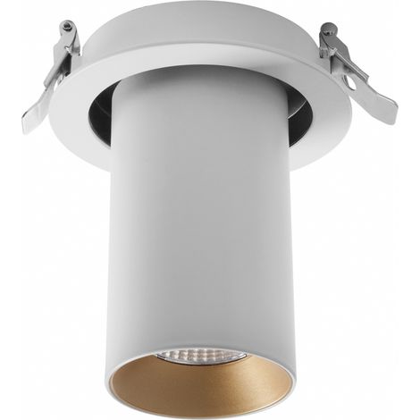 Spot semi-encastré tilt HIDRA LED COB 18W 1575lm CRI80 3000K 30º - Blanc Or (1/5)