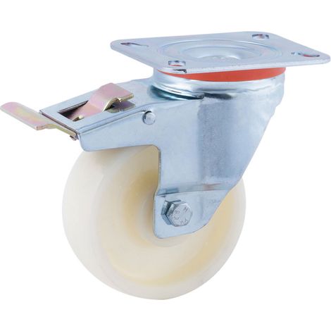 Rueda AFO serie 201 NYL pletina con freno - (1/2)