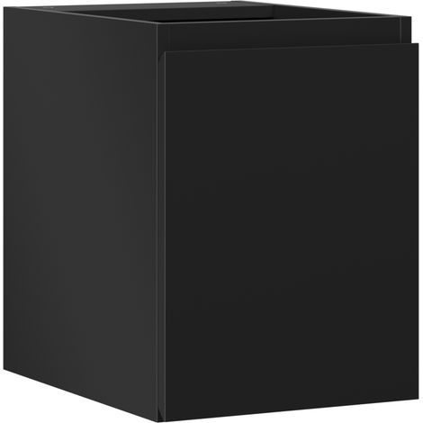 Mexen Orio Badezimmerschrank für Waschtisch 35 cm, 1 Tür, schwarz matt - 91A11-03547-1-BF71 (1/5)