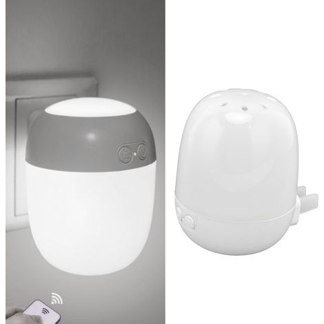 Veilleuse créative avec télécommande, lampe de chevet pour enfants à brancher, lampe d'allaitement LED pour chambre de bébé, lumière blanche protectrice pour les yeux (1/5)