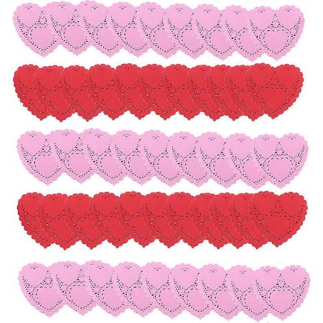 Tapis de cuisson en papier en forme de cœur pour la décoration de gâteaux - 200 feuilles (1/5)