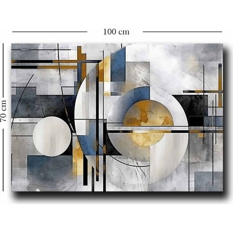 Decorazione artistica da parete con stampa su tela Painting Multicolore (1/4)