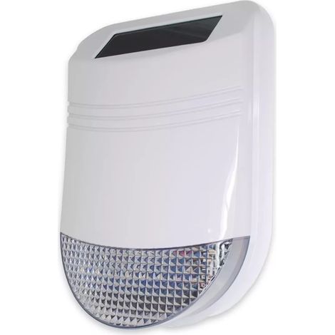 Sirène solaire supplémentaire 105 dB sans-fil norme IP66 (gamme HY) (1/4)