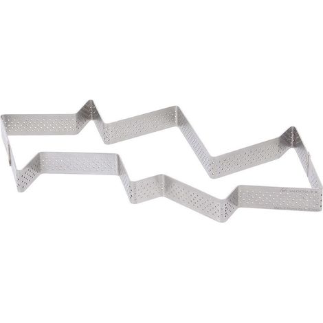 Cercle à entremets perforé triangle 6 parts - De Buyer