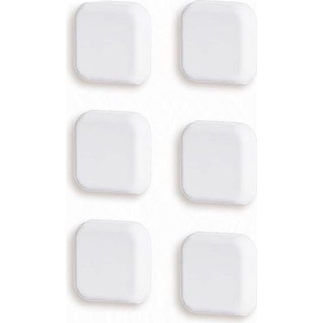 6 butoirs de porte en silicone blanc adhésifs 424212mm protection murale intérieure, quincaillerie mobilier (1/5)