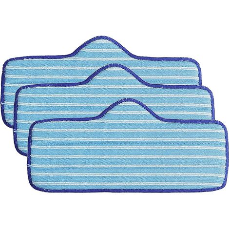 Set di 3 panni di ricambio in microfibra ad alto assorbimento per la pulizia dei pavimenti