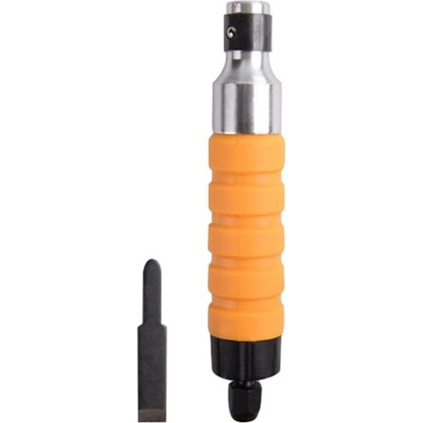 Kit de micro-meuleuse pneumatique Ciseau À Bois Électrique Couteau À Découper Outil Arbre Souple Poignée Ciseau À Découper Ciseau À Bois Couteau À Découper Table Meulage(Set 1) (1/5)