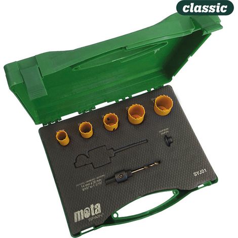 Jeu de 5 scies cloches de 19, 22, 25, 29 et 32 mm (1/3)