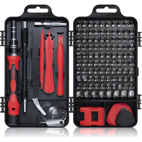Coffret de tournevis de précision pour mécaniciens, coffret de 120 tournevis de précision pour techniciens en électronique et horlogers (1/5)