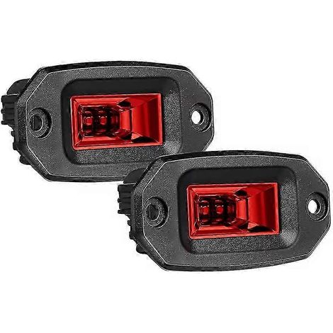 20-W-LED-Flutlichtleiste, 4 Zoll, LED-Einbauleuchte, Fahr-, Nebel- und Arbeitsscheinwerfer für Geländewagen, Jeep, SUV, UTV, Boot – JXLGV (1/5)