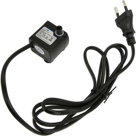 Mini pompe à eau submersible réglable – Débit ajustable – Étanche IPX8 – Ventouses pour fixation stable – Prise UE 220-240V (1/5)