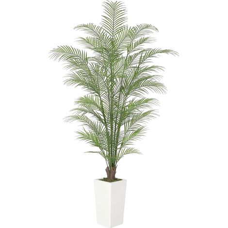 Palmera artificial, diseño realista, resistente a los rayos UV, 180 cm (6 pies) (1/2)