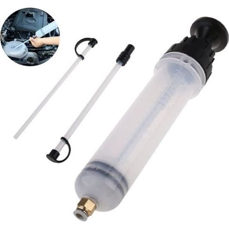 Pompe d'extraction d'huile 200 CC, seringue d'aspiration d'huile, extracteur de Fluide de Pompe de Remplissage Universel, (1/4)